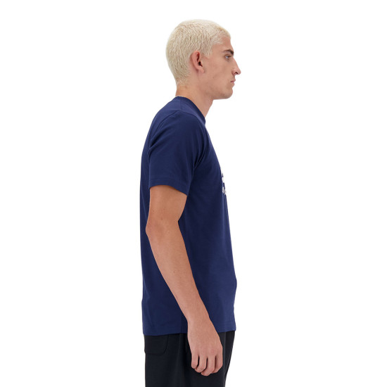New Balance Ανδρική κοντομάνικη μπλούζα Stacked Logo T-Shirt
